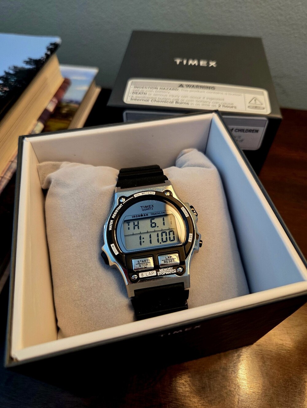 Timex Digital Sports Watch - Black and Silver